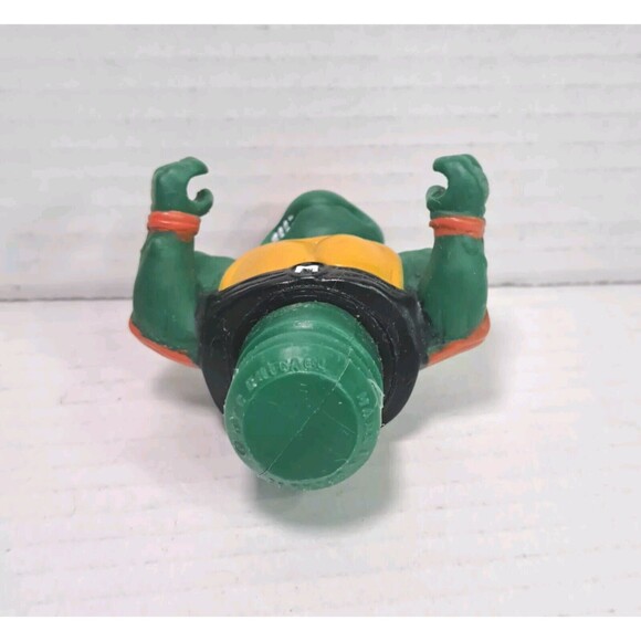 Teenage Mutant Ninja Turtles Michelangelo Holiday Delights Candy Topper 1990 Top - Picture 3 of 3